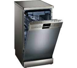 SIEMENS iQ500 SR26T891GB Slimline Dishwasher - Silver